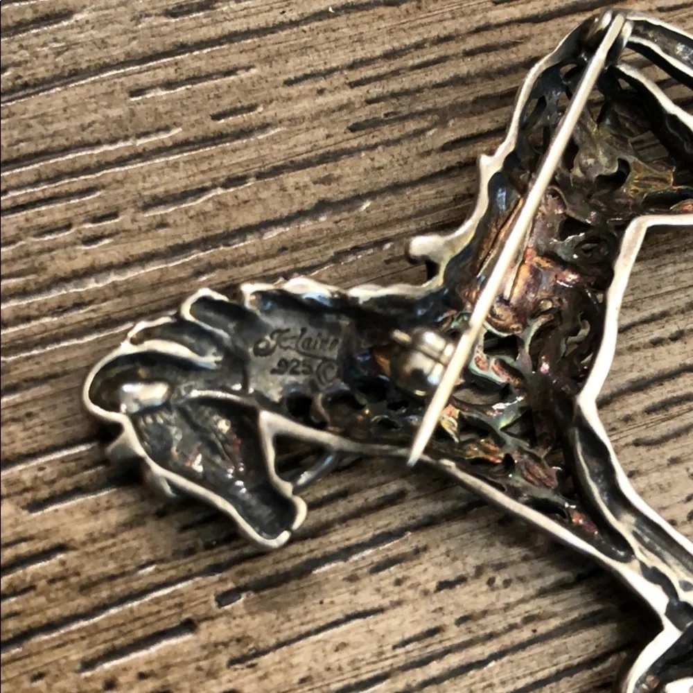 Jezlaine Sterling Silver Filigree Rocking Horse